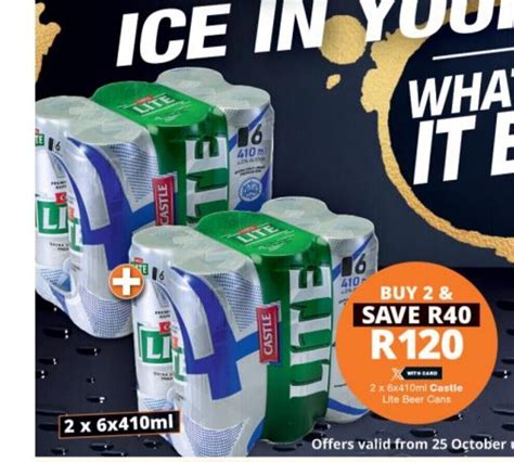 checkers liquor specials castle lite.